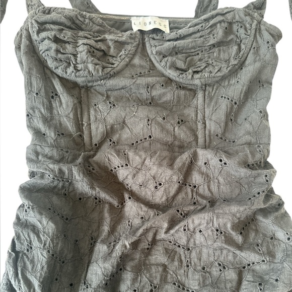 Revolve Lioness Senorita Eyelet Mini Dress in Black - Picture 7 of 12